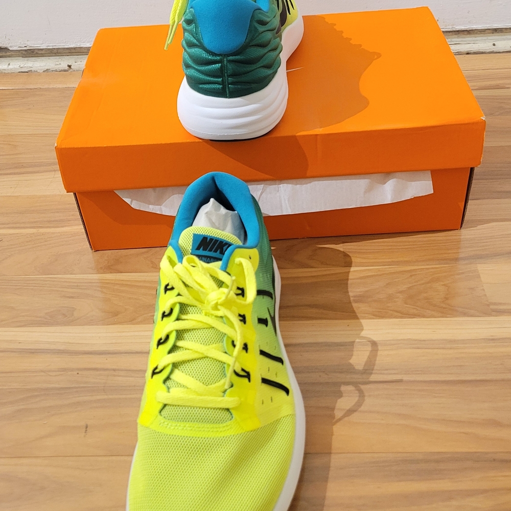 Nike LunarStelos Box Label - Volt/Black/Teal/White 11.5 Brand New Never Worn. - Picture 5 of 10